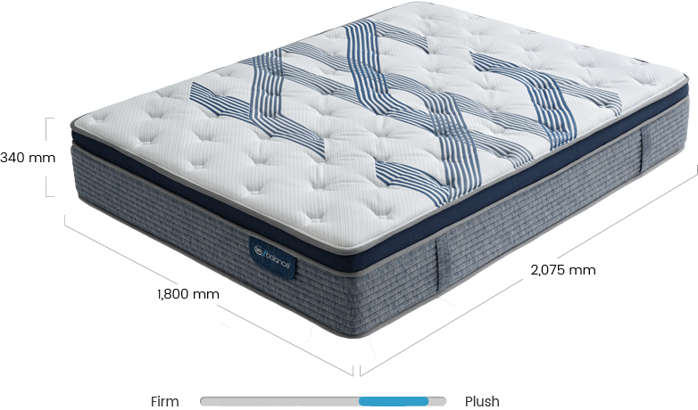 LARGE KING 1,800 x 2,075 x 340mm